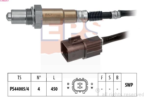 EPS 1.998.017 - Lambda-sonda www.molydon.hr