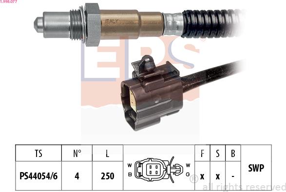 EPS 1.998.077 - Lambda-sonda www.molydon.hr