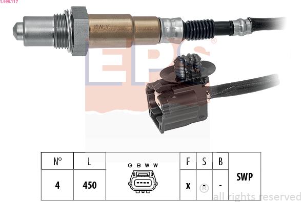 EPS 1.998.117 - Lambda-sonda www.molydon.hr