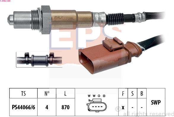 EPS 1.998.189 - Lambda-sonda www.molydon.hr