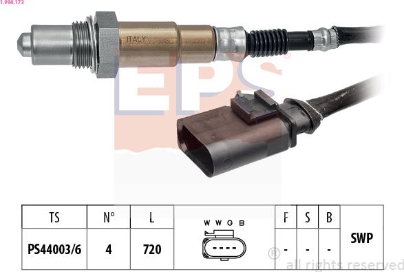 EPS 1.998.173 - Lambda-sonda www.molydon.hr