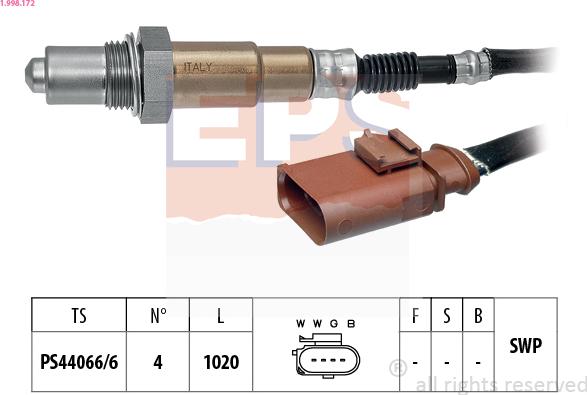 EPS 1.998.172 - Lambda-sonda www.molydon.hr