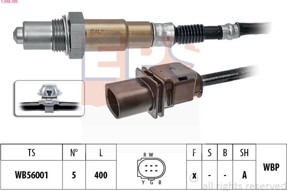 EPS 1.998.395 - Lambda-sonda www.molydon.hr