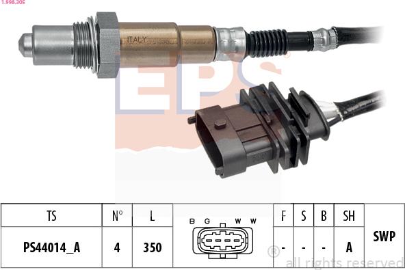 EPS 1.998.305 - Lambda-sonda www.molydon.hr