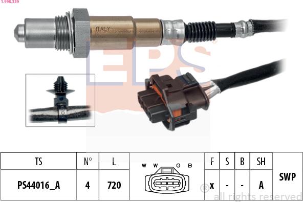 EPS 1.998.339 - Lambda-sonda www.molydon.hr