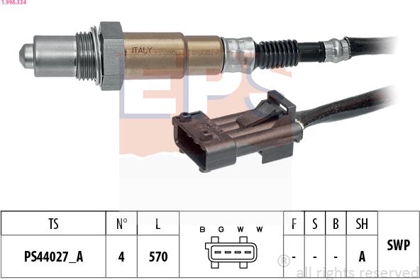 EPS 1.998.334 - Lambda-sonda www.molydon.hr