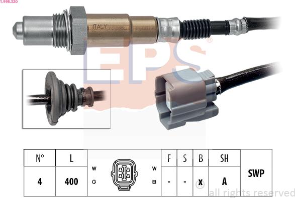 EPS 1.998.320 - Lambda-sonda www.molydon.hr