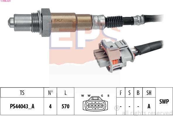 EPS 1.998.321 - Lambda-sonda www.molydon.hr