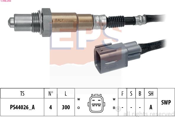 EPS 1.998.294 - Lambda-sonda www.molydon.hr