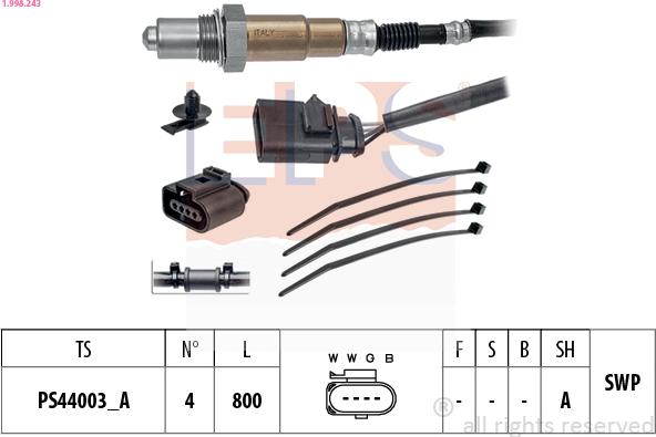 EPS 1.998.243 - Lambda-sonda www.molydon.hr