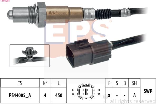 EPS 1.998.261 - Lambda-sonda www.molydon.hr