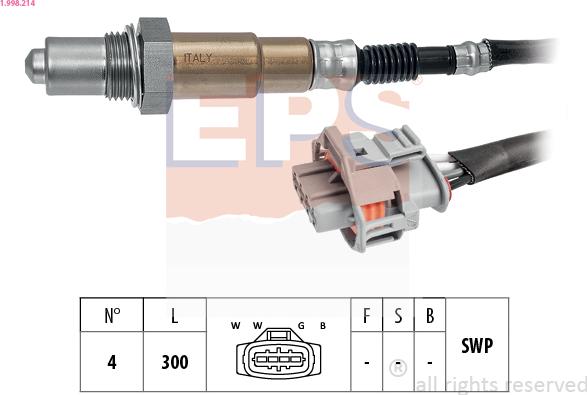 EPS 1.998.214 - Lambda-sonda www.molydon.hr