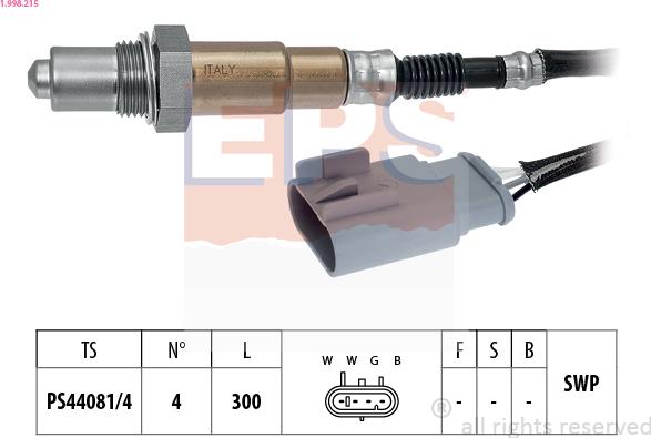 EPS 1.998.215 - Lambda-sonda www.molydon.hr