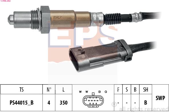 EPS 1.998.282 - Lambda-sonda www.molydon.hr