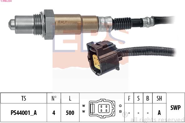 EPS 1.998.234 - Lambda-sonda www.molydon.hr