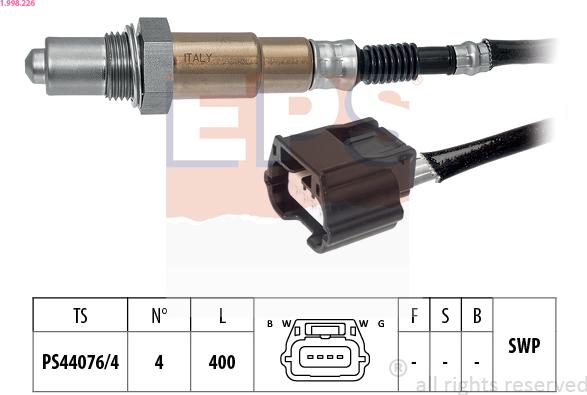 EPS 1.998.226 - Lambda-sonda www.molydon.hr