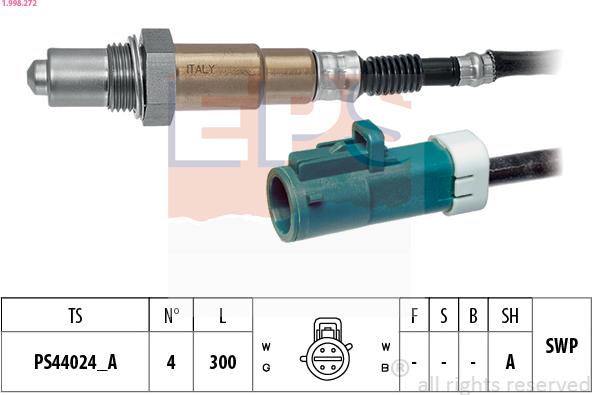 EPS 1.998.272 - Lambda-sonda www.molydon.hr