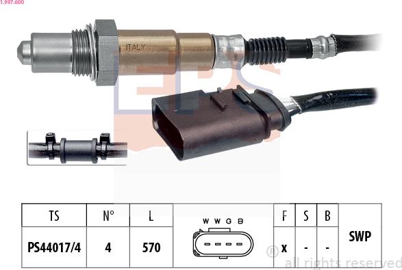 EPS 1.997.600 - Lambda-sonda www.molydon.hr