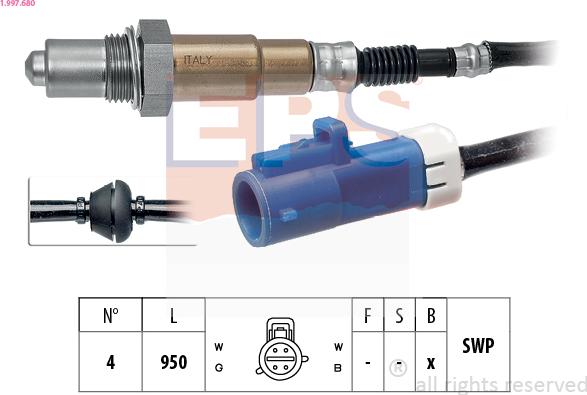 EPS 1.997.680 - Lambda-sonda www.molydon.hr