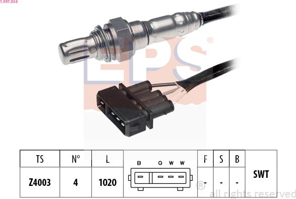 EPS 1.997.034 - Lambda-sonda www.molydon.hr