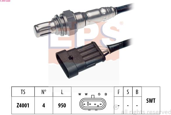 EPS 1.997.020 - Lambda-sonda www.molydon.hr