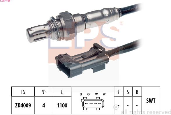 EPS 1.997.104 - Lambda-sonda www.molydon.hr