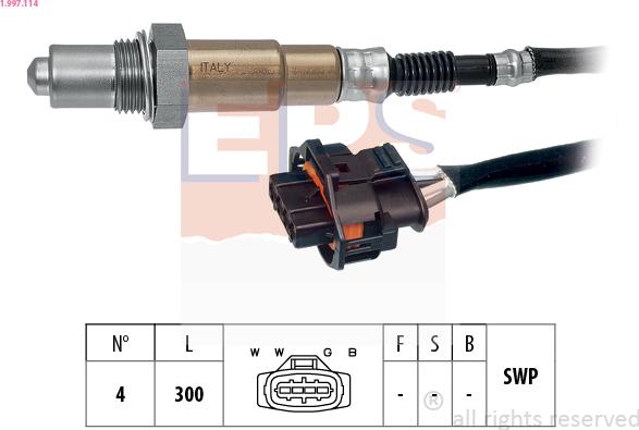 EPS 1.997.114 - Lambda-sonda www.molydon.hr