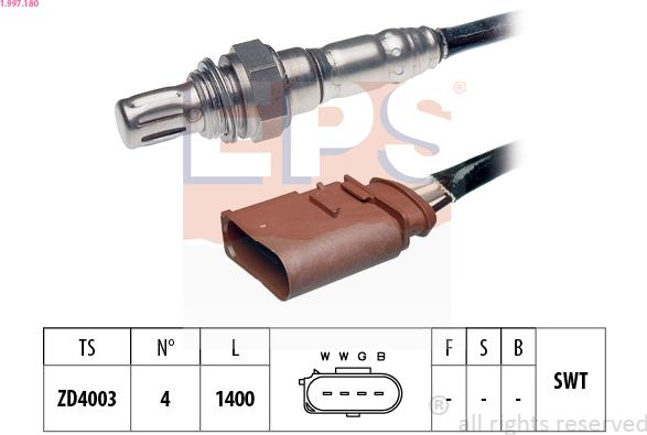 EPS 1.997.180 - Lambda-sonda www.molydon.hr