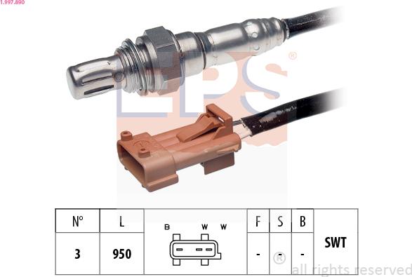 EPS 1.997.890 - Lambda-sonda www.molydon.hr