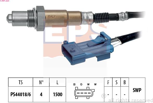 EPS 1.997.223 - Lambda-sonda www.molydon.hr