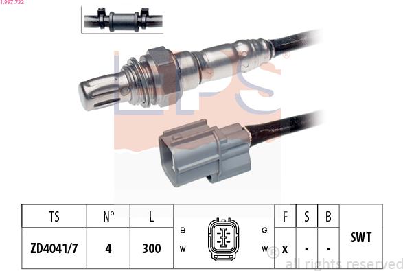 EPS 1.997.732 - Lambda-sonda www.molydon.hr