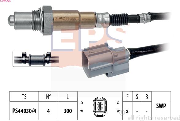 EPS 1.997.725 - Lambda-sonda www.molydon.hr