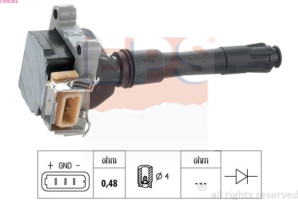 EPS 1.970.412 - Indukcioni kalem (bobina) www.molydon.hr