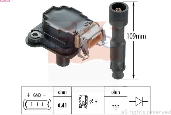 EPS 1.970.354 - Indukcioni kalem (bobina) www.molydon.hr