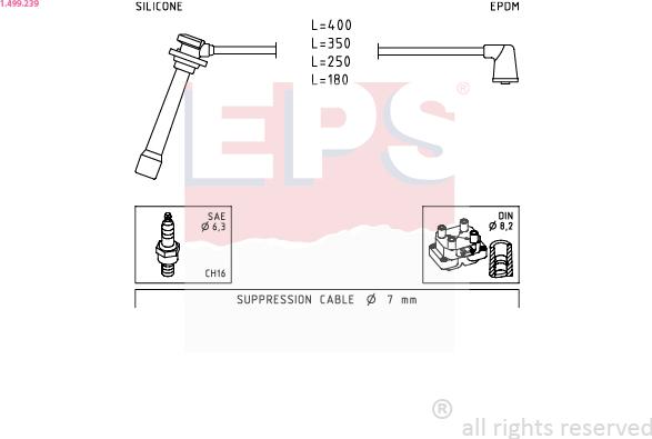 EPS 1.499.239 - Set kablova za paljenje www.molydon.hr