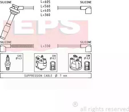 EPS 1.500.609 - Set kablova za paljenje www.molydon.hr