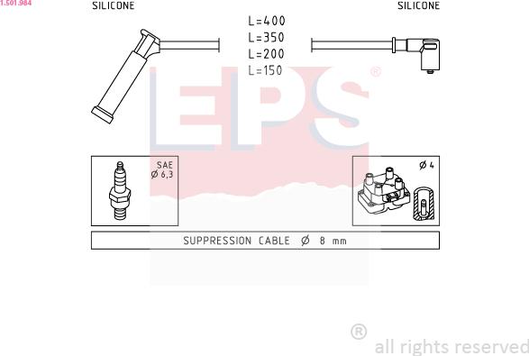 EPS 1.501.984 - Set kablova za paljenje www.molydon.hr