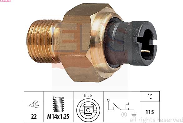 EPS 1.840.041 - Senzor, temperatura rashladne tekućinu www.molydon.hr