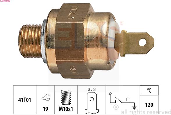 EPS 1.840.007 - Senzor, temperatura rashladne tekućinu www.molydon.hr