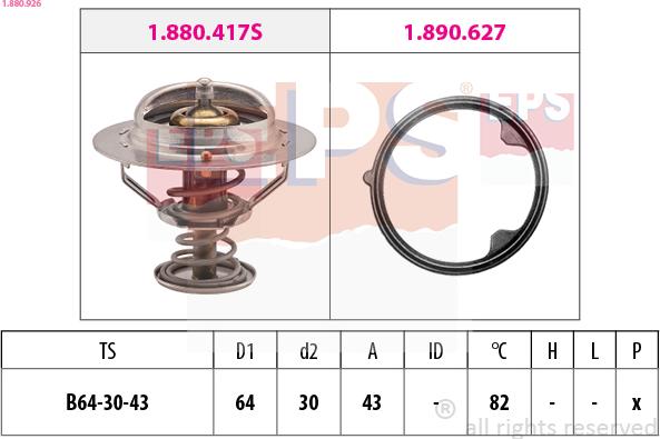 EPS 1.880.926 - Termostat, rashladna tekućinu www.molydon.hr