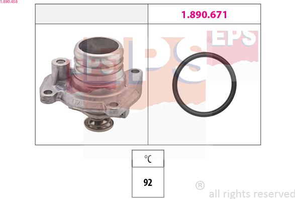 EPS 1.880.458 - Termostat, rashladna tekućinu www.molydon.hr