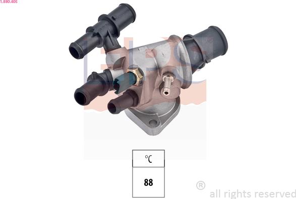 EPS 1.880.405 - Termostat, rashladna tekućinu www.molydon.hr