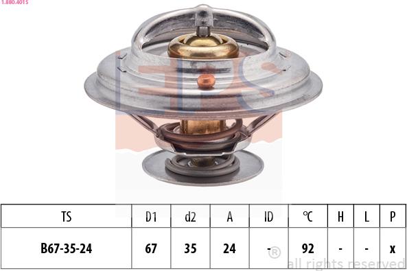 EPS 1.880.401S - Termostat, rashladna tekućinu www.molydon.hr