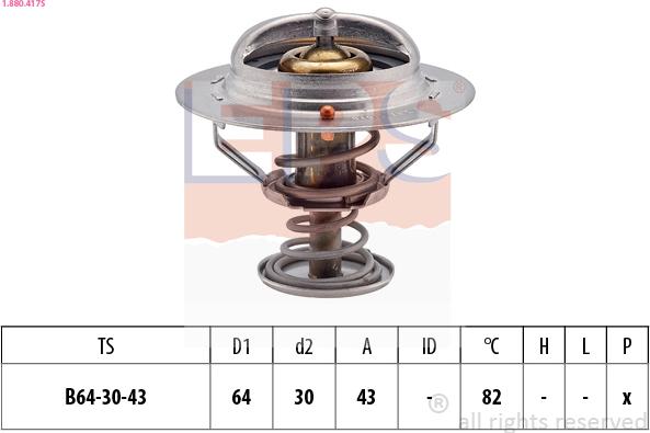 EPS 1.880.417S - Termostat, rashladna tekućinu www.molydon.hr