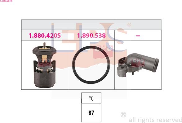 EPS 1.880.561K - Termostat, rashladna tekućinu www.molydon.hr