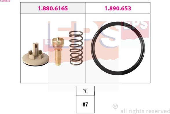 EPS 1.880.616 - Termostat, rashladna tekućinu www.molydon.hr