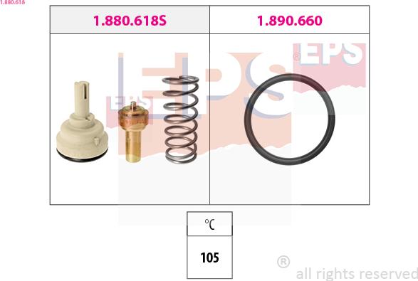 EPS 1.880.618 - Termostat, rashladna tekućinu www.molydon.hr