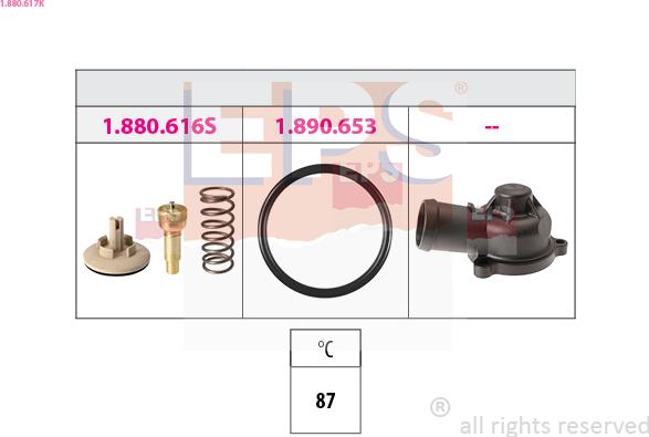 EPS 1.880.617K - Termostat, rashladna tekućinu www.molydon.hr