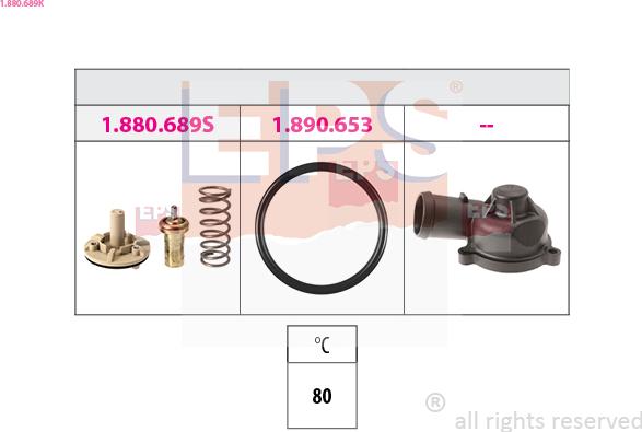 EPS 1.880.689K - Termostat, rashladna tekućinu www.molydon.hr