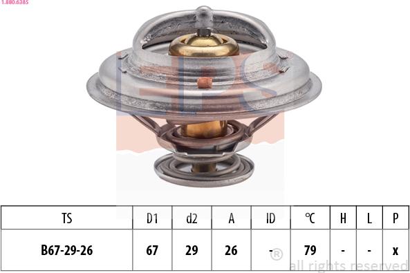 EPS 1.880.638S - Termostat, rashladna tekućinu www.molydon.hr